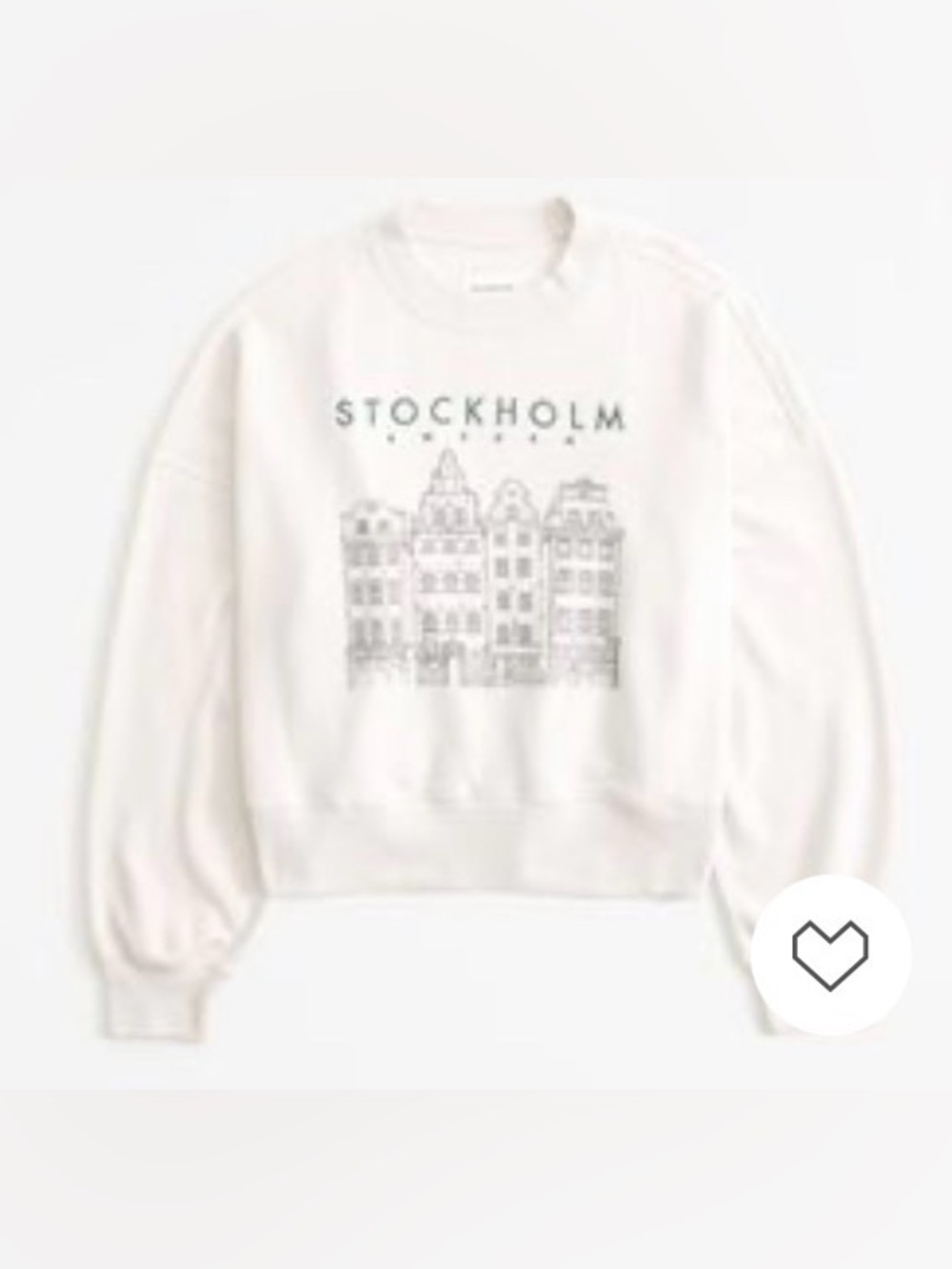 Abercrombie & Fitch Stockholm Graphic Sweatshirt Cozy AF Collection